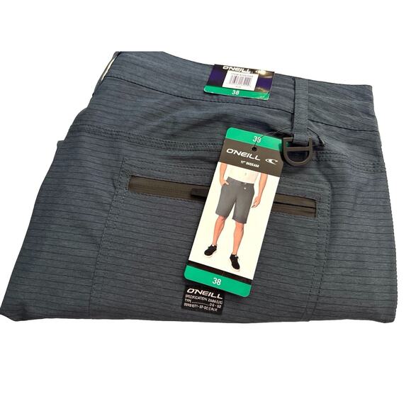 O'Neill Mens Crossover Hybrid Shorts Stretch 11" Inseam (Blue, Size 38) NWT - Picture 5 of 5